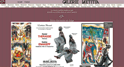 Desktop Screenshot of galerielaetitia.com